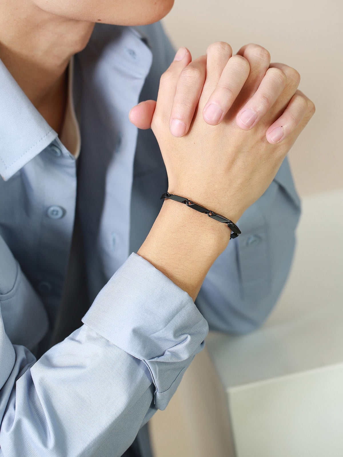 Fashionable and Popular Men Minimalist Bracelet Stainless Steel for Jewelry Gift and for a Stylish Look