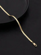 1pc Fashionable Metallic Minimalist Chain Bracelet For Men, Party Gift