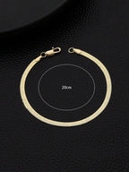 1pc Fashionable Metallic Minimalist Chain Bracelet For Men, Party Gift