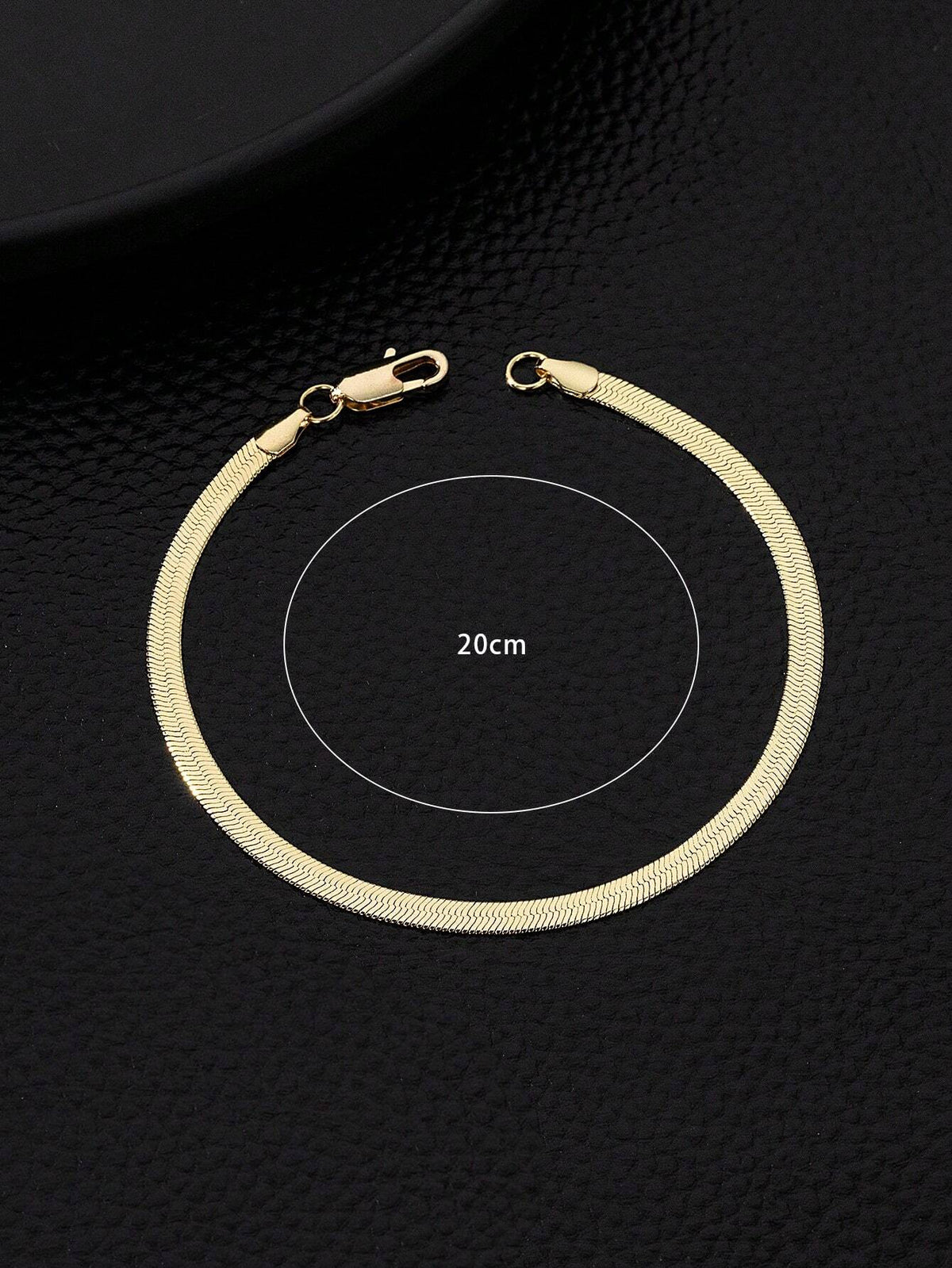 1pc Fashionable Metallic Minimalist Chain Bracelet For Men, Party Gift