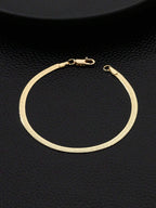 1pc Fashionable Metallic Minimalist Chain Bracelet For Men, Party Gift