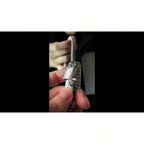 1pc Men's Stainless Steel Woven Bracelet With Magnetic Clasp, Father's Day Gift Jewelry