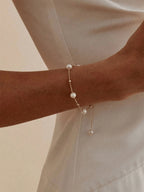 1pc Minimalist Pearl Elegant & Versatile Bracelet For Women (Random Pearl Quantity)