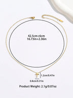 1pc Delicate Petite Golden Cross Necklace, Artistic Versatile Choker Necklace To Highlight Neck Elegance And Unique Taste