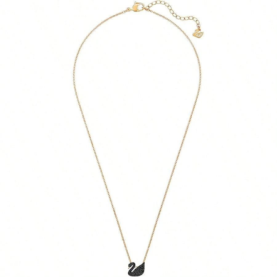 Black Swan Necklace SWAROVSKI SWAN Pendant