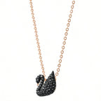 Black Swan Necklace SWAROVSKI SWAN Pendant