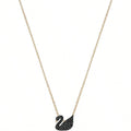 Black Swan Necklace SWAROVSKI SWAN Pendant