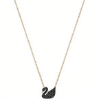 Black Swan Necklace SWAROVSKI SWAN Pendant