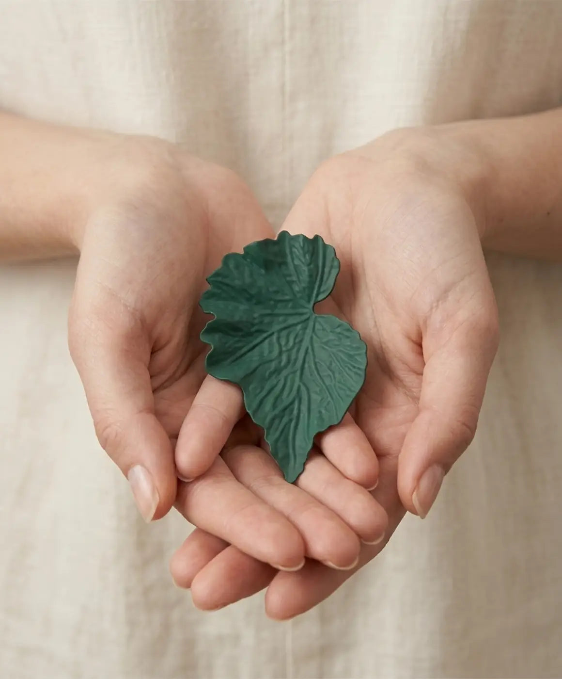 Elegant Teal Green Leaf Drop Earrings for Women – Nature-Inspired Jewelry