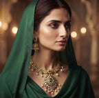 rajwadi gold long set in pakistan
