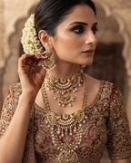 rajwadi choker set in pakistan