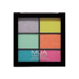 MUA 6 Shade Eyeshadow Palette Bright Lustre