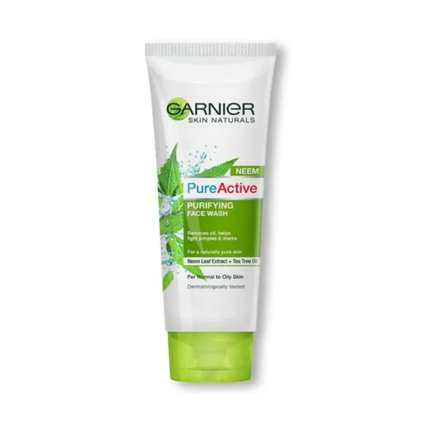 Garnier Skin Naturals Pure Active Neem Purifying Face Wash - 50Ml