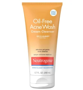  Neutrogena Oil-Free Acne Wash Cream Cleanser 200Ml