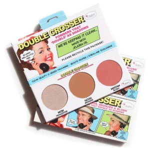  The Balm Double Crosser Highlighter Bronzer & Blush Palette