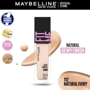 Maybelline Fit Me Foundation Dewy+Smooth - 112 Natural Ivory