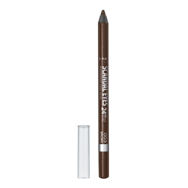 Rimmel Scandaleyes Waterproof Kohl Kajal Liner Brown. A Soft Brown Shade With Shimmer.