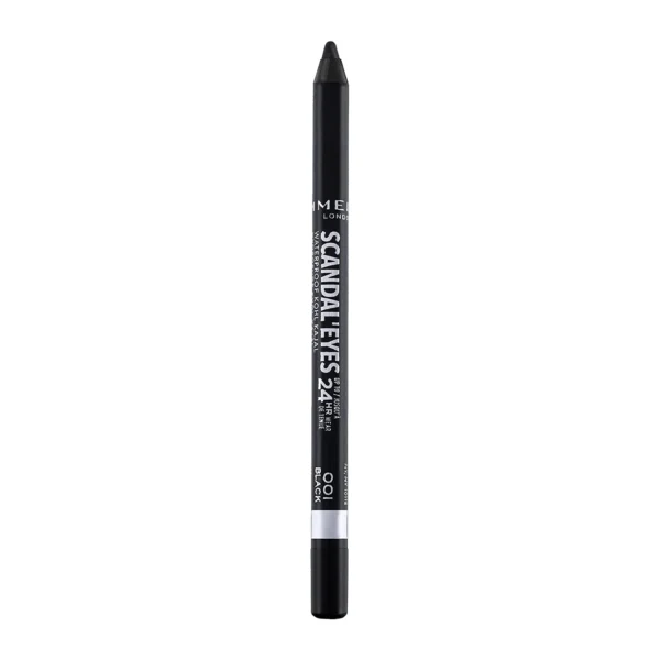 Rimmel Scandaleyes Waterproof Kohl Kajal Liner Black. A Jet Black Shade.