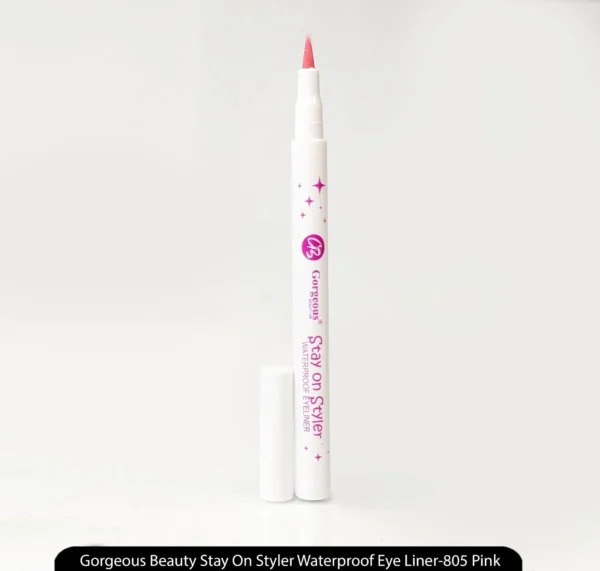 Gorgeous Beauty Stay On Styler Waterproof Eye Liner-805 Pink