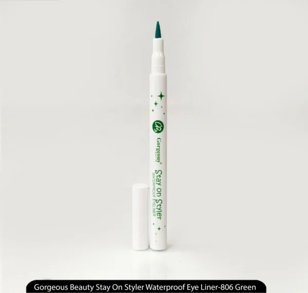 Gorgeous Beauty Stay On Styler Waterproof Eye Liner-806 Green