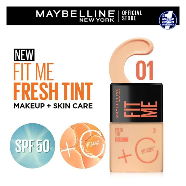 Maybelline Fit Me Fresh Tint Vitamin C SPF 50 - 01 30Ml