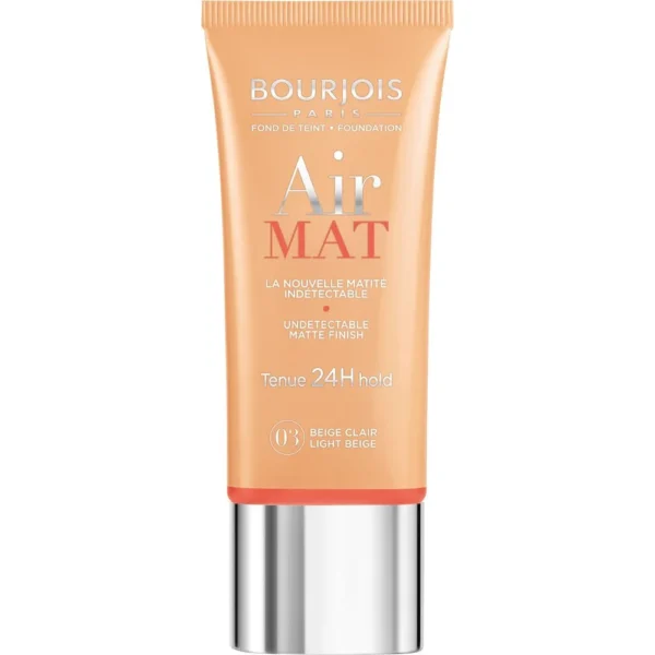 Bourjois Air Mat 24h Foundation 03 Light Beige 30 Ml 10 Fl Oz