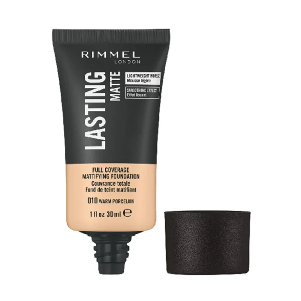 Rimmel Lasting Finish Matte Foundation 010 Warm Porcelain 30ml