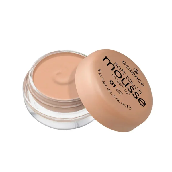 Essence Soft Touch Mousse Make-Up 01 Matt Sand