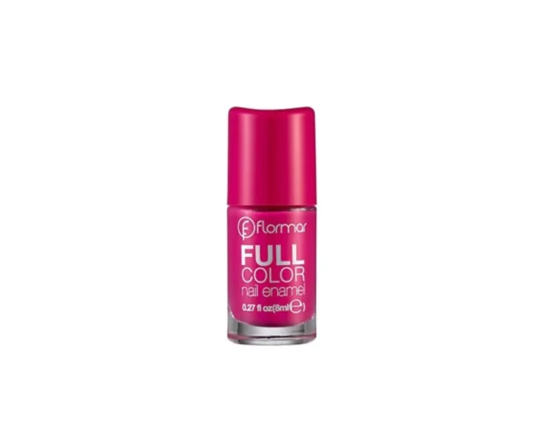 Flormar Full Color Nail Enamel Nail Polish - Fc51 Funky Magenta 8Ml