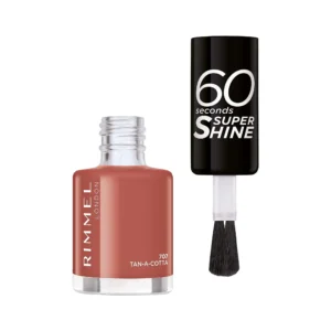 Rimmel 60 Second Super Shine Nail Polish Tan-A- Cotta 707