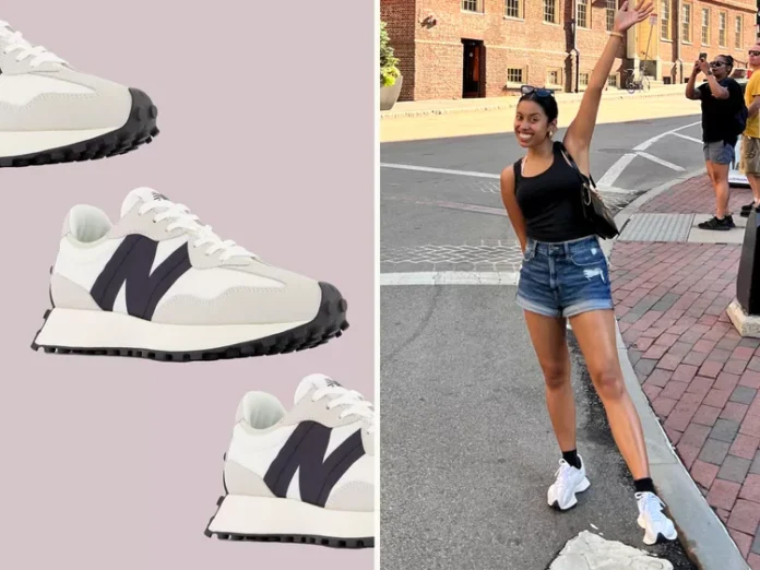 I Bought the Buzzy New Balance 327 Sneakers a Year Ago—Now, They're Still My No. 1 Walking Shoes