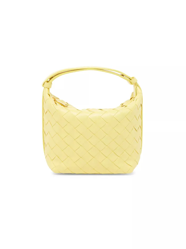 Bottega Veneta
Candy Wallace Intrecciato Leather Top-Handle Bag
