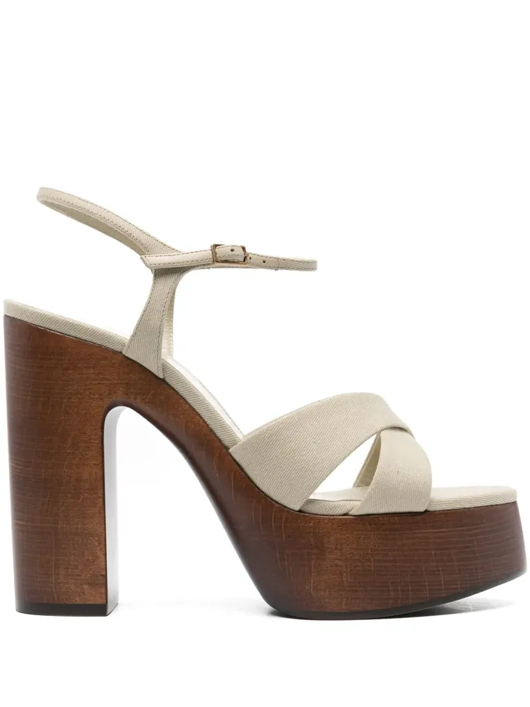 Saint Laurent
125mm Bianca Sandals