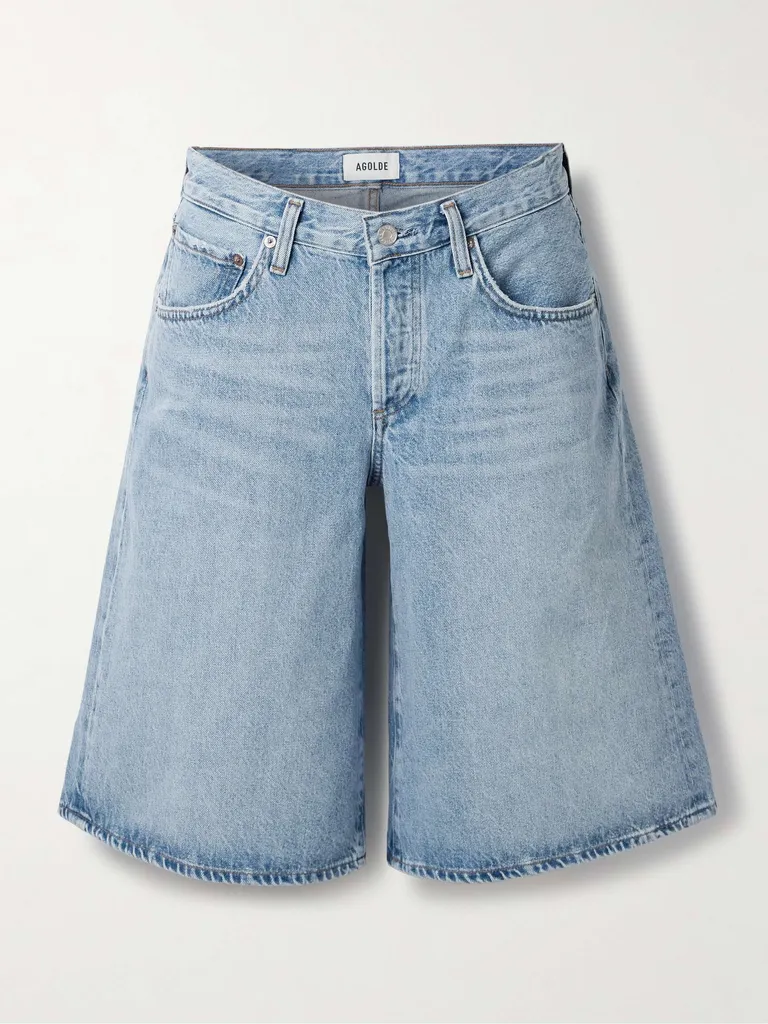 AGOLDE
Baggy V-Waist Denim Shorts