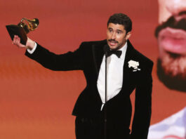 Bad Bunny wins album of the year, becoming first Spanish-language album to do so Bad Bunny wins album of the year, becoming first Spanish-language album to do so