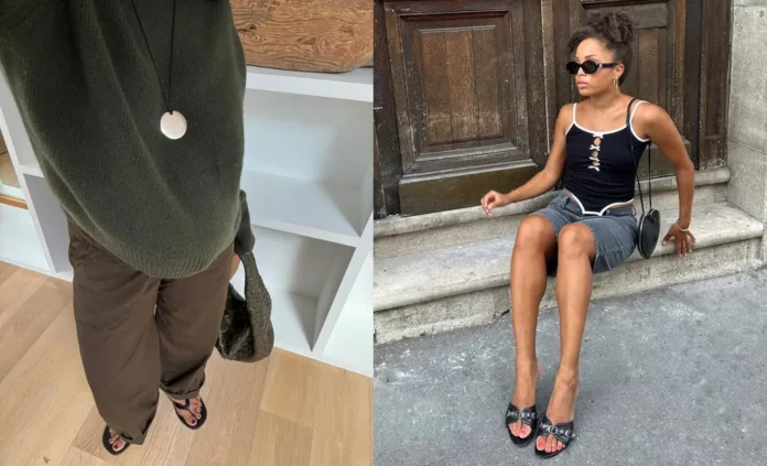 (Image credit: @monikh; @slipintostyle) women with elegant nail paint