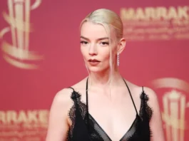 Anya Taylor-Joy's Plunging Black Lace Naked Dress Embraces the Exposed Bra Trend