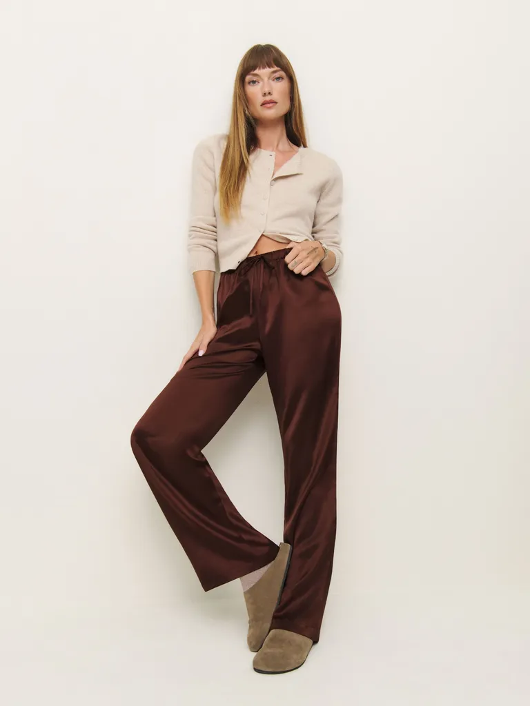 Reformation
Olina Silk Pant


