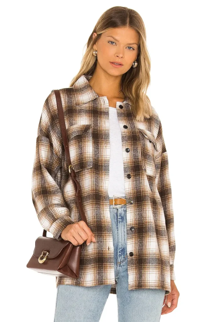 LOVERS AND FRIENDS
Harlow Flannel Shacket
