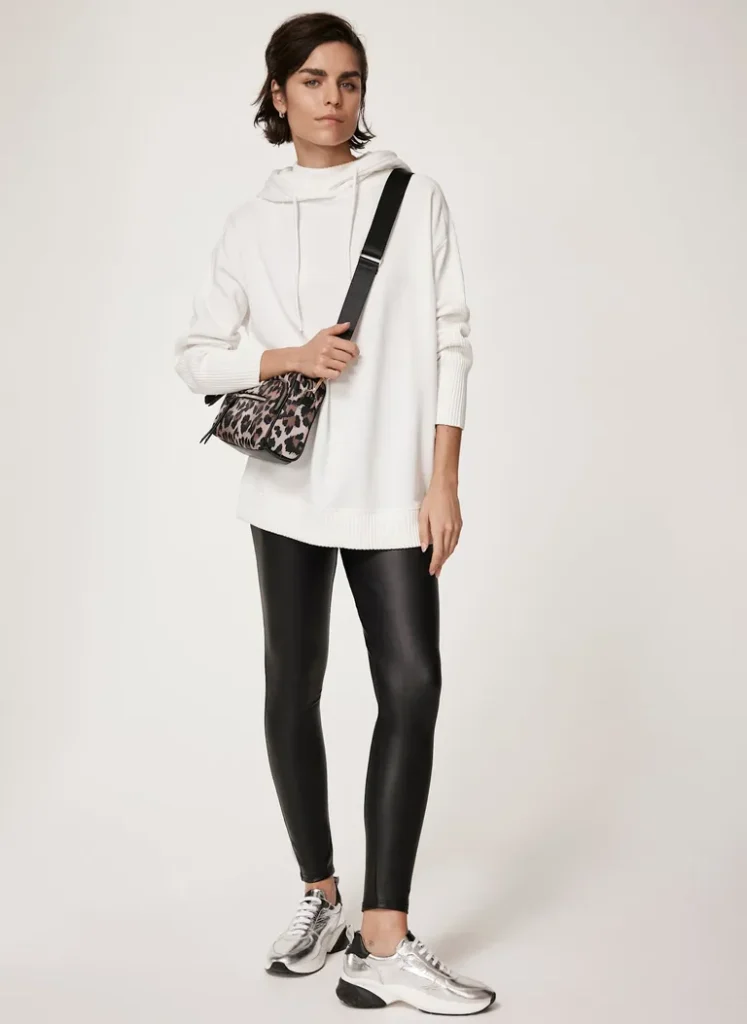 MINT VELVET
Black Faux Leather Leggings
