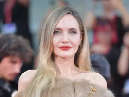 Forget Fall, Angelina Jolie’s Faux-Fur Shrug Gown Says It’s Winter