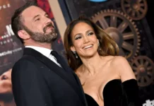 Jennifer Lopez Reunites With Ben Affleck and His Son for Holiday Shopping in a Halter Dress With a Bold Print Jennifer Lopez Reunites With Ben Affleck and His Son for Holiday Shopping in a Halter Dress With a Bold Print