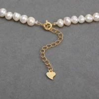 Baroque Freshwater Pearl Necklaces with 5cm Extend Chain