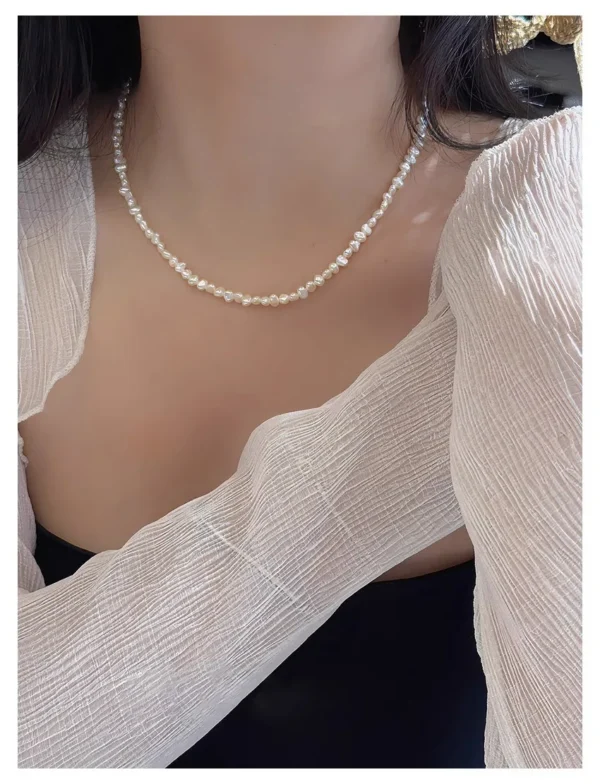 Baroque Freshwater Pearl Necklaces with 5cm Extend Chain