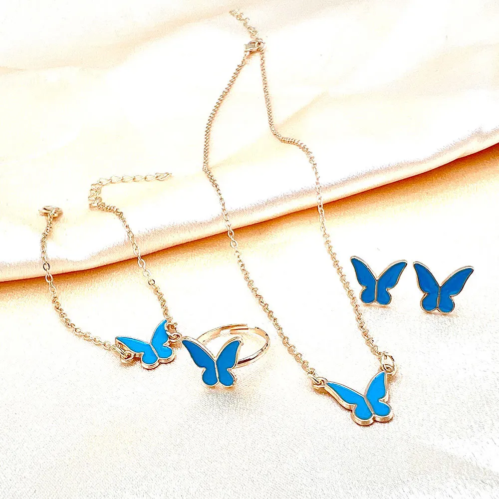 Personalized Butterfly Glazed Necklace